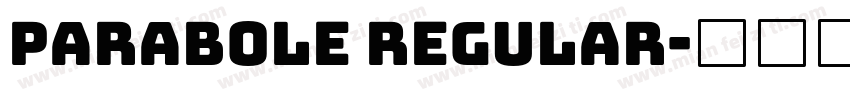 Parabole Regular字体转换